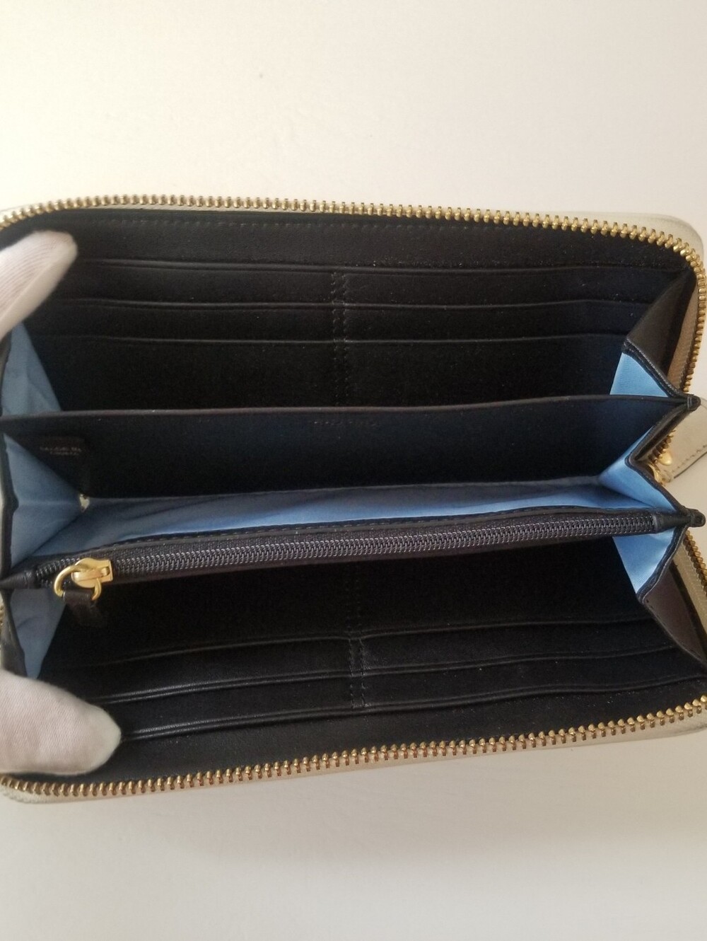 Coach Signature C Monogram Zip Around Wallet - Picture 4 of 10
